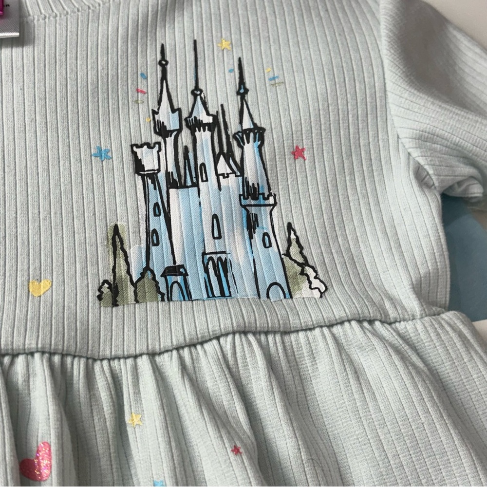 Disney Toddler Little Girls Princesses Friends Top & Leggings 2 Piece Set size 6 - Picture 8 of 9